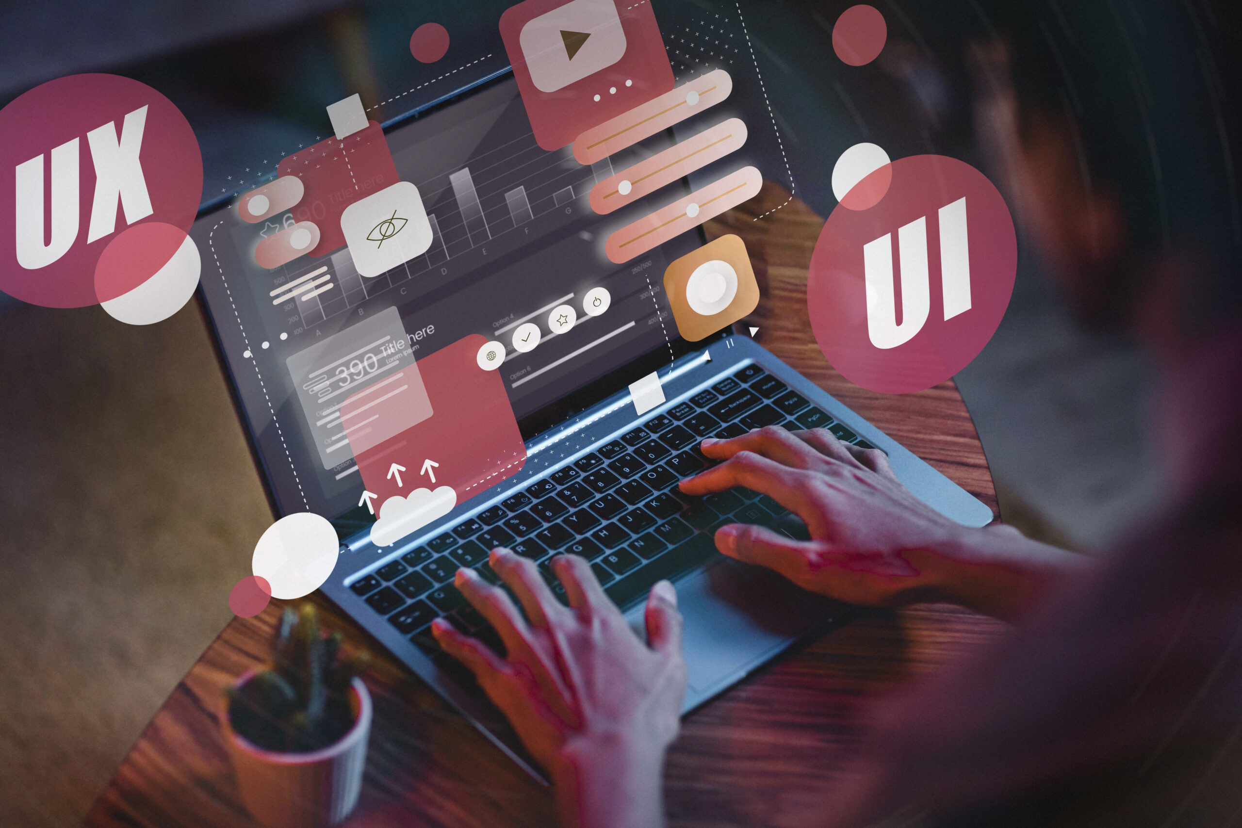 AI-powered personalized website showing product recommendations