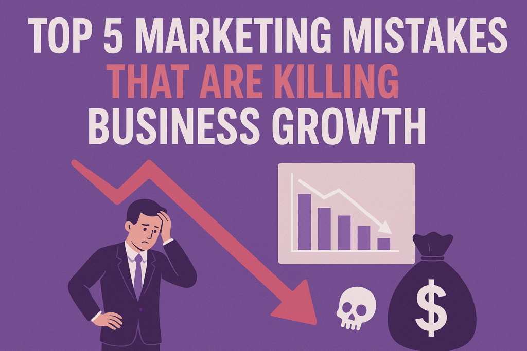 Top 5 Marketing Mistakes That Are Killing Business Growth